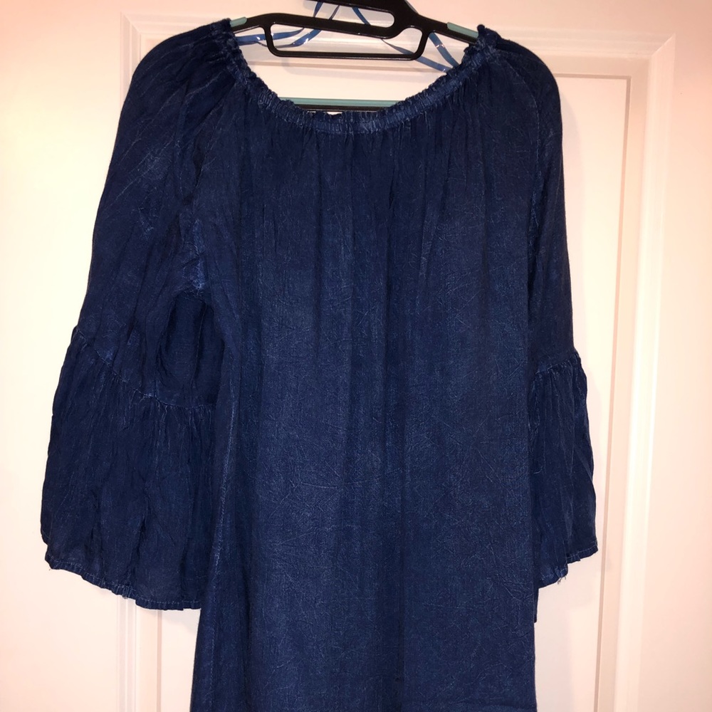 Loose blue boutique dress!
